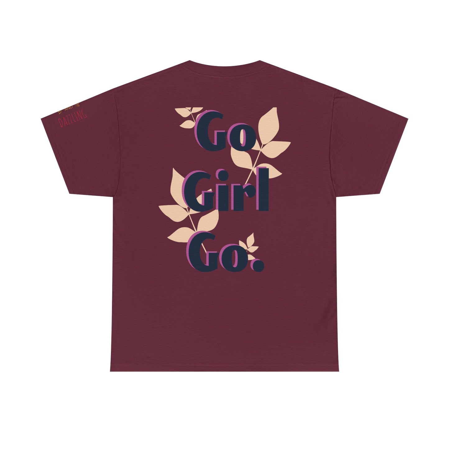 Inspirational Floral Print Tee, Love & Empowerment Shirt, Perfect for Women, Gifts for Friends, Motivational Apparel, Casual Everyday Wear
