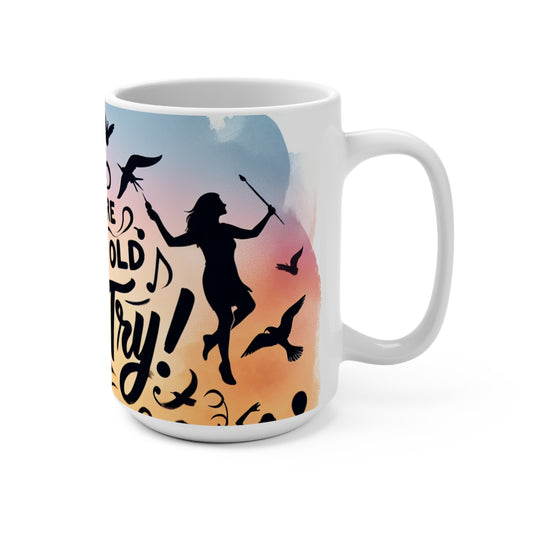 Inspirational 15oz Mug - "You Are Never Too Old To Try" - Perfect for Coffee Lovers, Gift for Birthdays, Encouragement, Self-Care