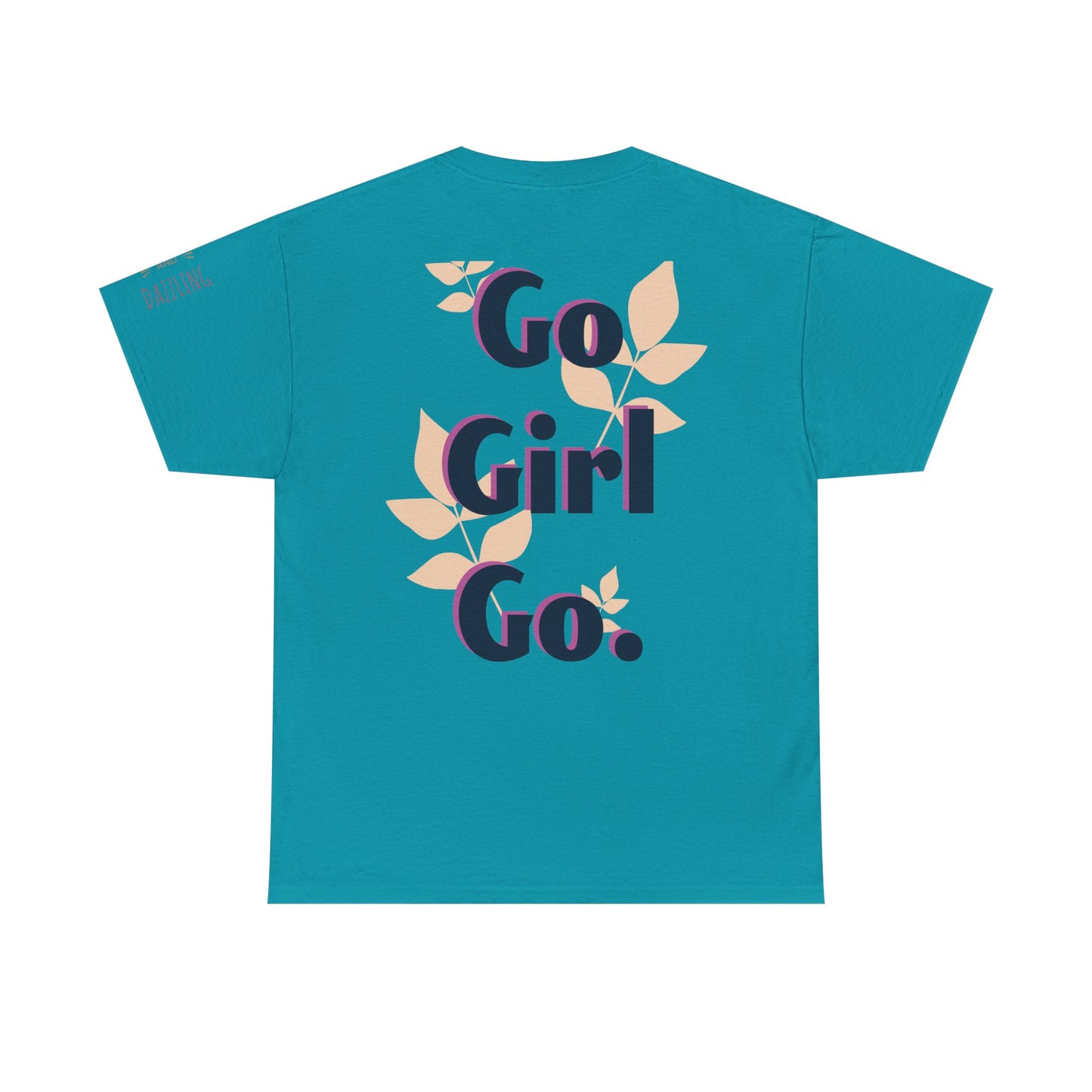 Inspirational Floral Print Tee, Love & Empowerment Shirt, Perfect for Women, Gifts for Friends, Motivational Apparel, Casual Everyday Wear