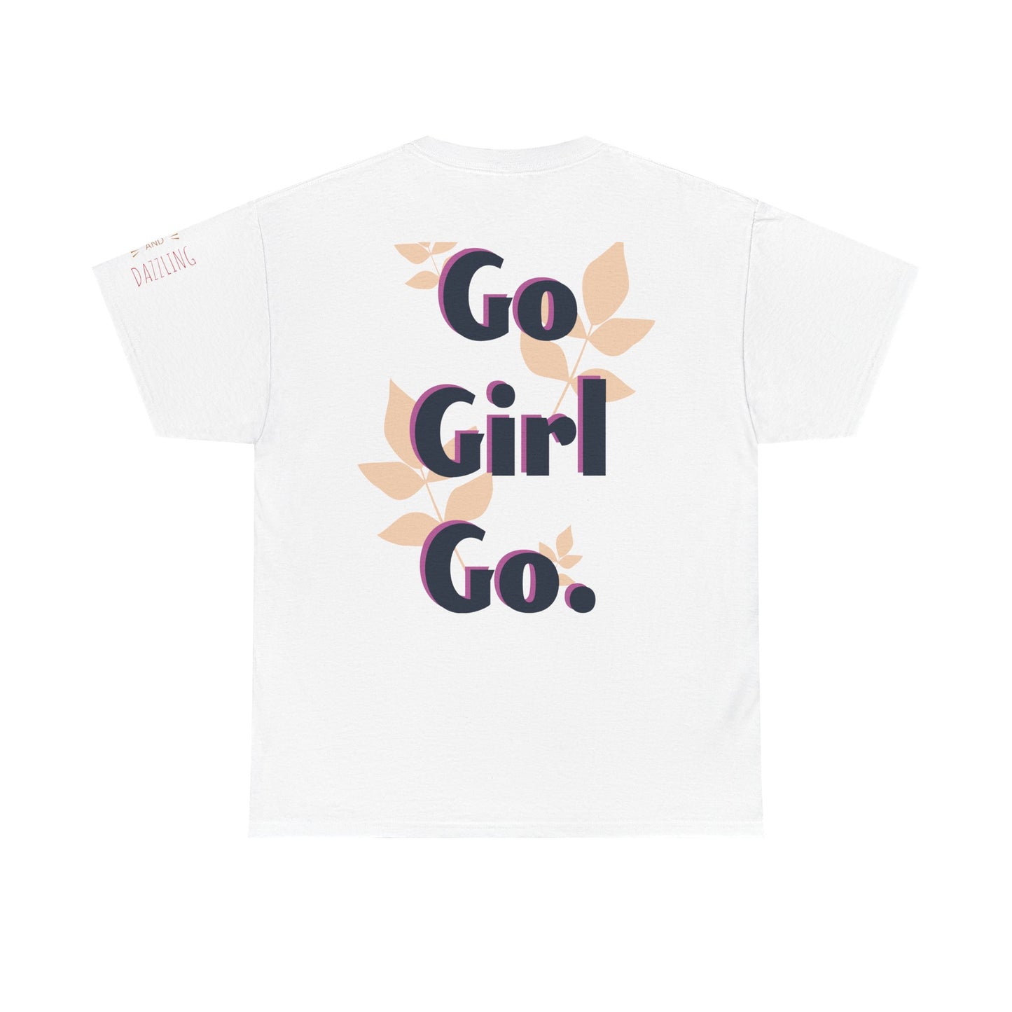 Inspirational Floral Print Tee, Love & Empowerment Shirt, Perfect for Women, Gifts for Friends, Motivational Apparel, Casual Everyday Wear