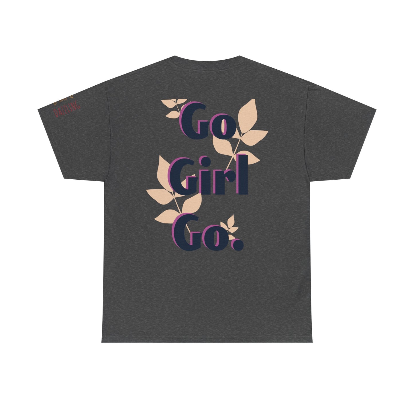 Inspirational Floral Print Tee, Love & Empowerment Shirt, Perfect for Women, Gifts for Friends, Motivational Apparel, Casual Everyday Wear