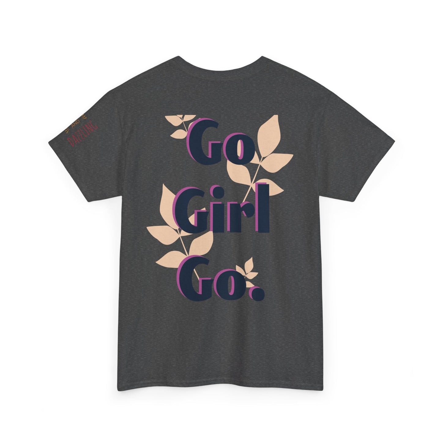 Inspirational Floral Print Tee, Love & Empowerment Shirt, Perfect for Women, Gifts for Friends, Motivational Apparel, Casual Everyday Wear