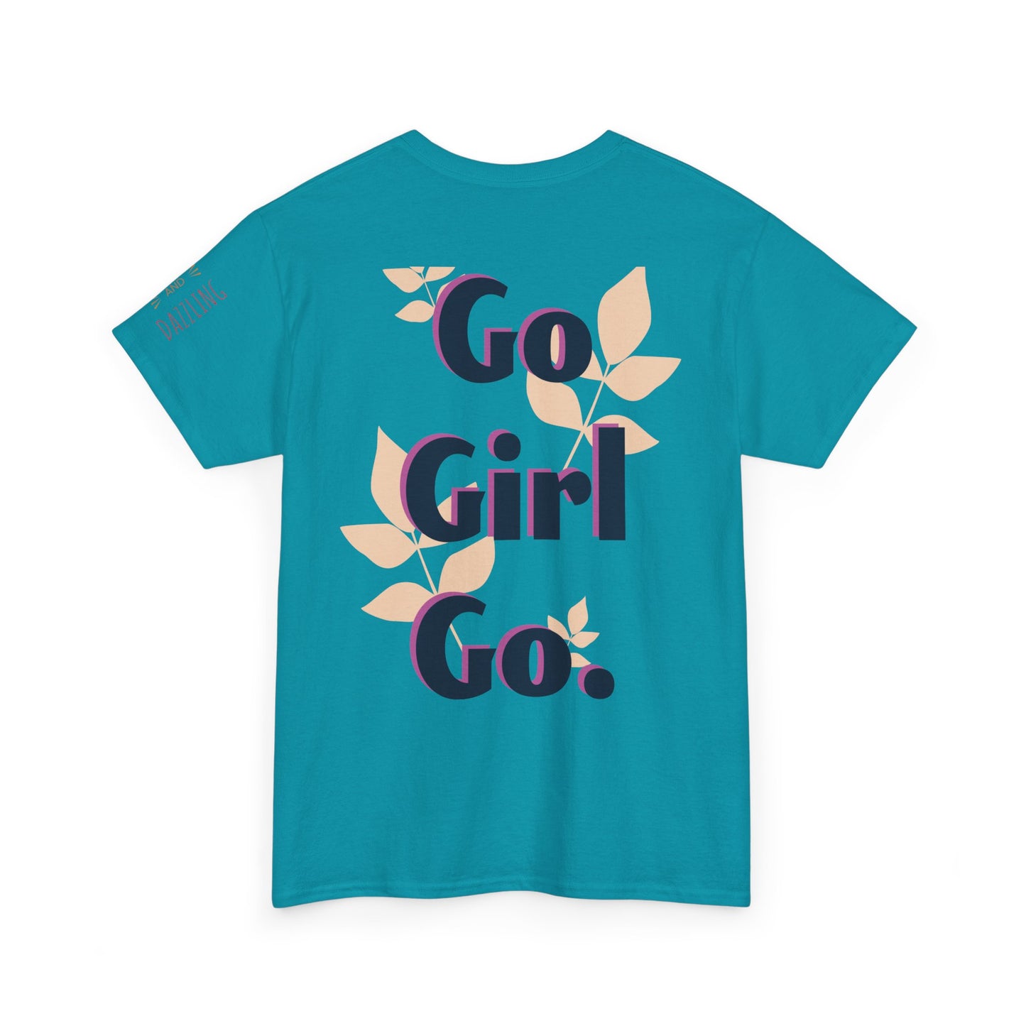 Inspirational Floral Print Tee, Love & Empowerment Shirt, Perfect for Women, Gifts for Friends, Motivational Apparel, Casual Everyday Wear