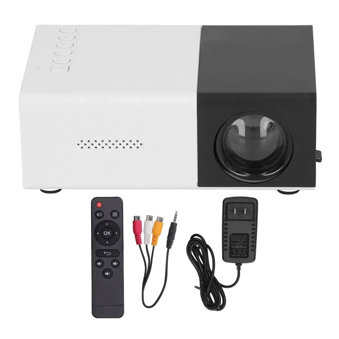 YG300 Projector Smart Home Theater HD Projector Portable Projector Mini Projector Mobile Phone Projection 1080 Outdoor Projecton
