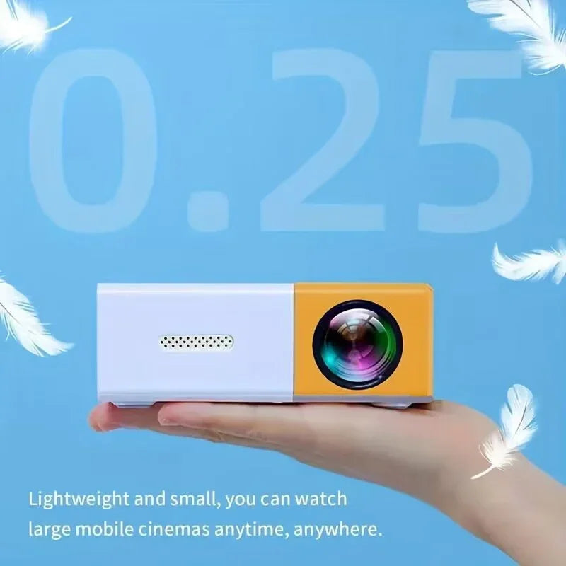 YG300 PRO Mini HD Outdoor Projector Home theater Projector Mini Portable YG300 LED Children's Projector Mobile Video project