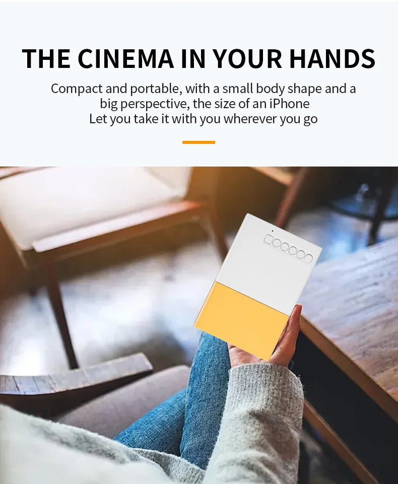 2025 New YG300 Portable Mini Movie Projector for Outdoor Camping &Drive-in Home Theater 30000 Hours Long Life Compact Projectors