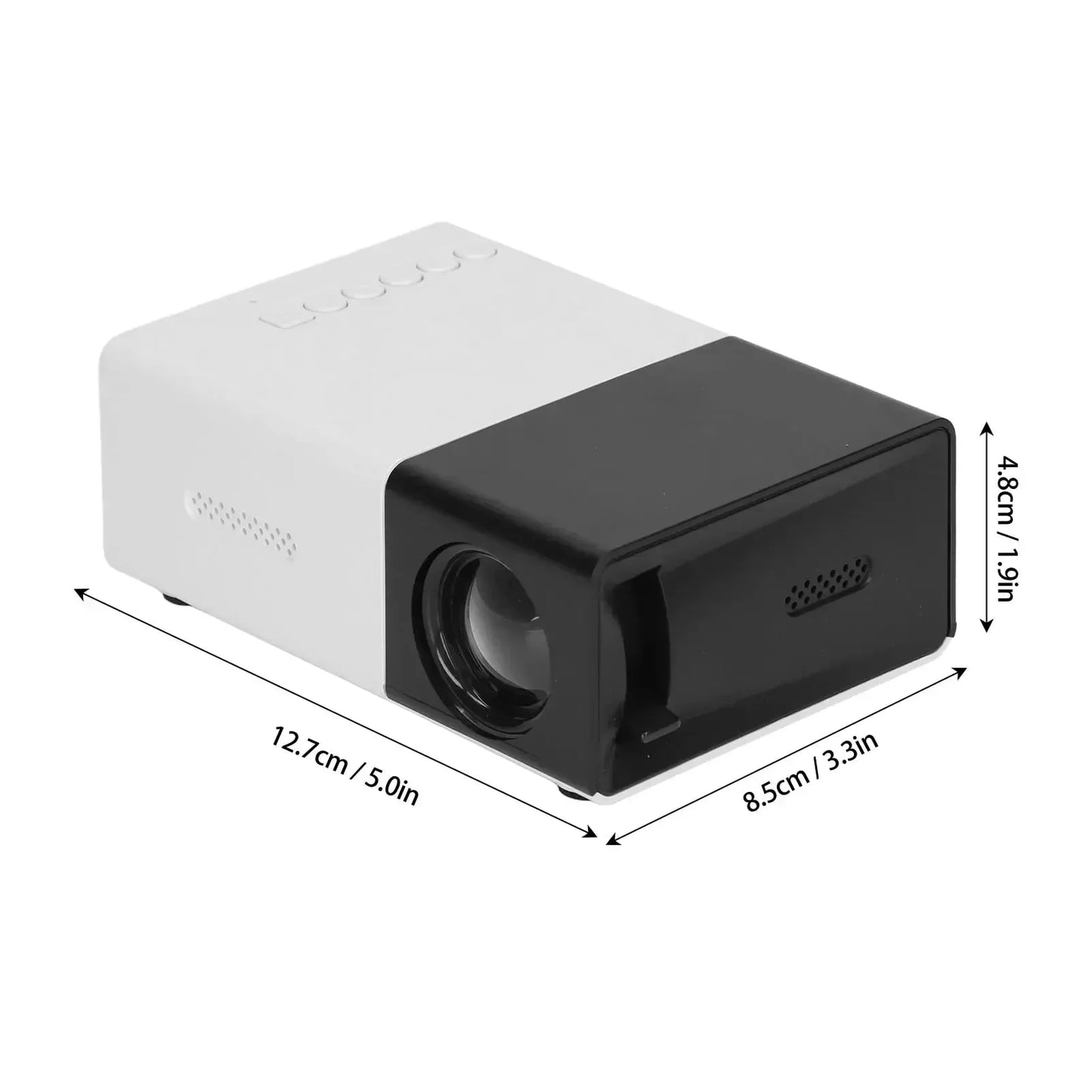 YG300 Projector Smart Home Theater HD Projector Portable Projector Mini Projector Mobile Phone Projection 1080 Outdoor Projecton