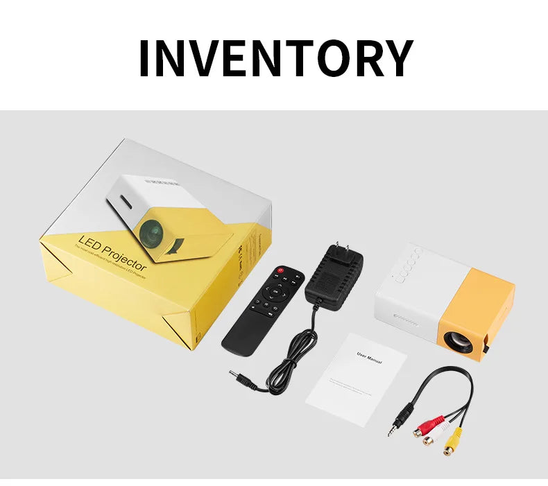 2025 New YG300 Portable Mini Movie Projector for Outdoor Camping &Drive-in Home Theater 30000 Hours Long Life Compact Projectors