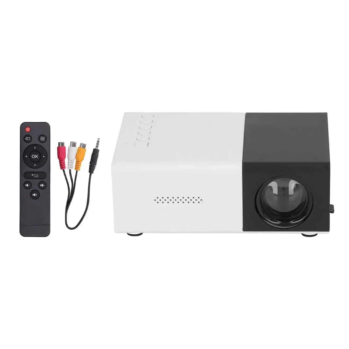 YG300 Projector Smart Home Theater HD Projector Portable Projector Mini Projector Mobile Phone Projection 1080 Outdoor Projecton