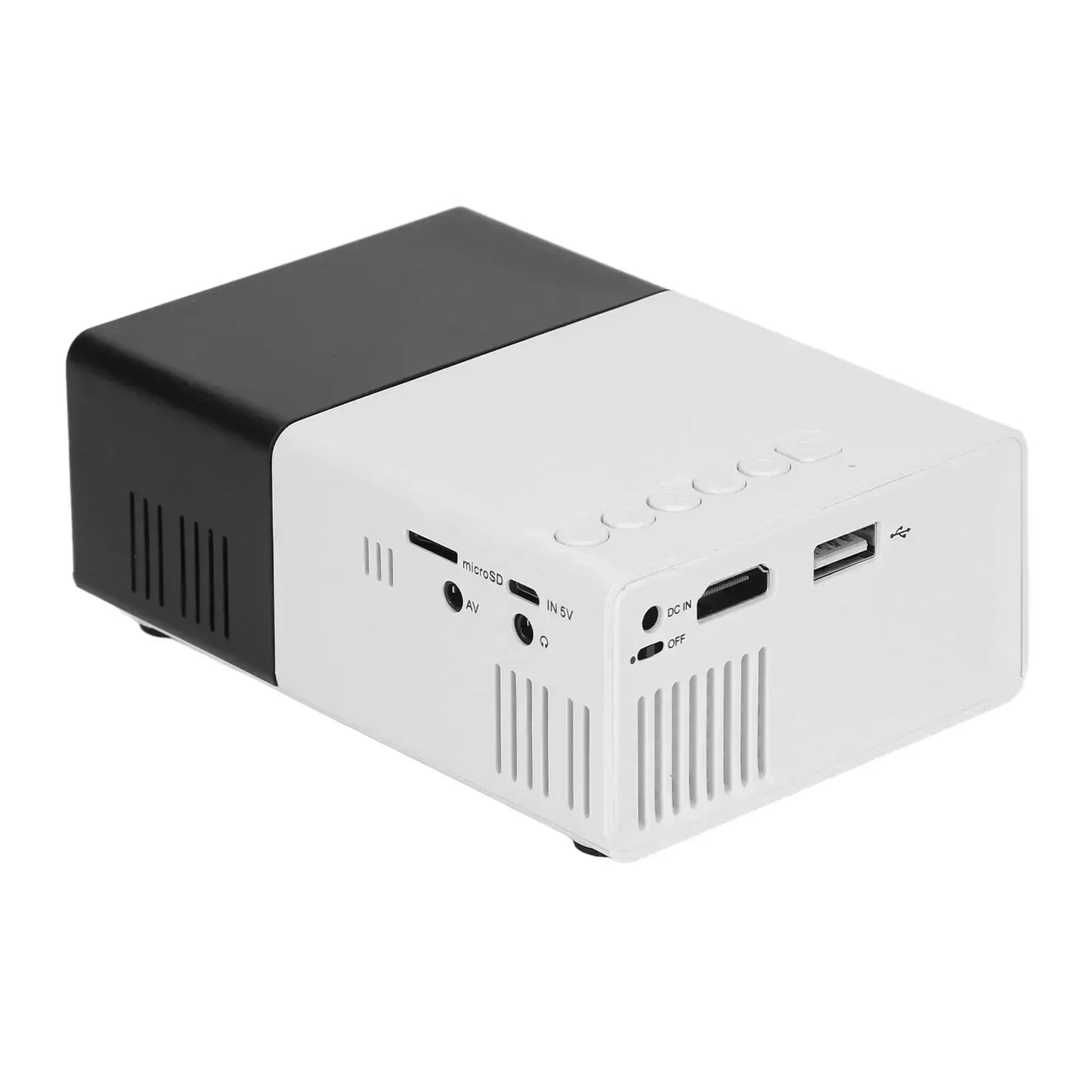 YG300 Projector Smart Home Theater HD Projector Portable Projector Mini Projector Mobile Phone Projection 1080 Outdoor Projecton