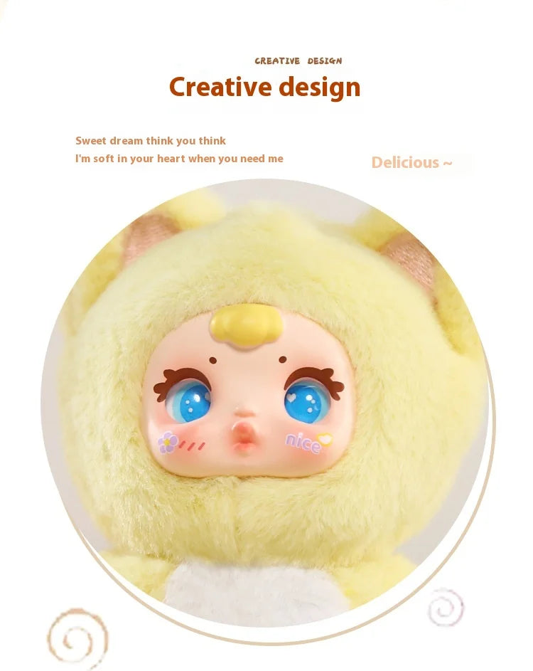 2025 New Cute Milk Candy Keychain Mysterious Blind Box Car Key Decoration Backpack Pendant Doll Small Gift Wholesale