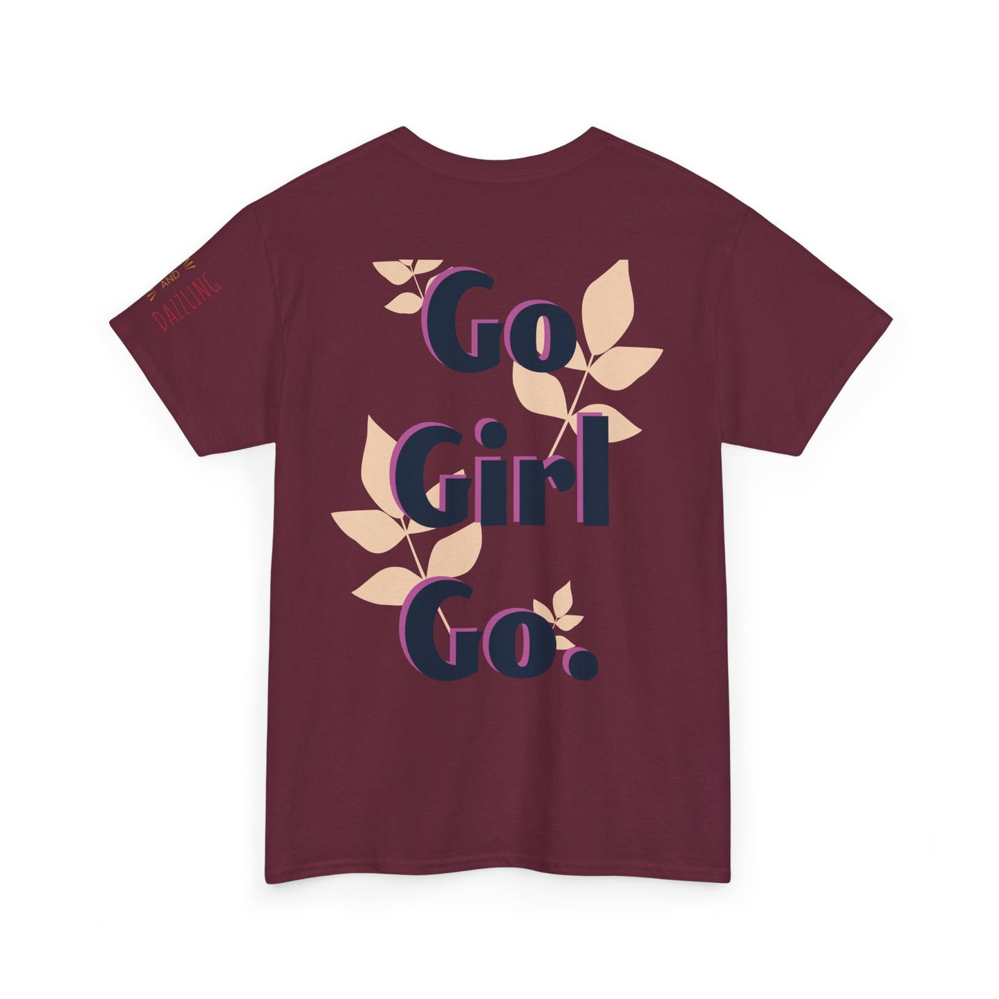 Inspirational Floral Print Tee, Love & Empowerment Shirt, Perfect for Women, Gifts for Friends, Motivational Apparel, Casual Everyday Wear